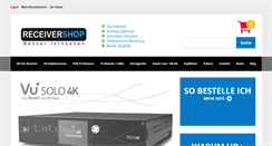 Desktop Screenshot of hdtv-receiver-shop.de