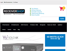 Tablet Screenshot of hdtv-receiver-shop.de